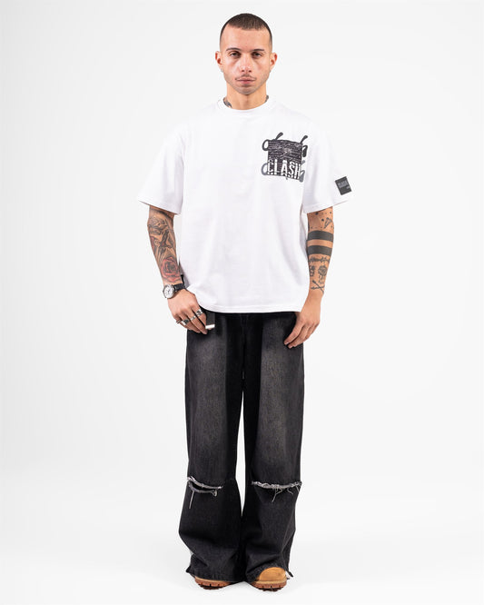 T-SHIRT CLASHEN TICKET (WHITE)
